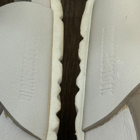 Birkenstock for J. Crew Madrid White Sandal Sz 37 W6 Slip-On Summer Casual - Picture 7 of 13